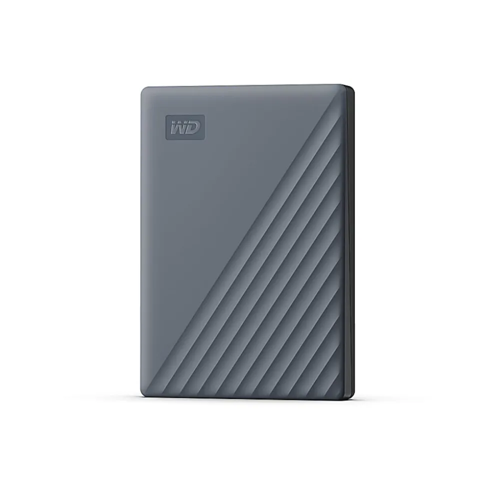 Western Digital My Passport® Portable Hard Drive, 2TB, Silicon Gray