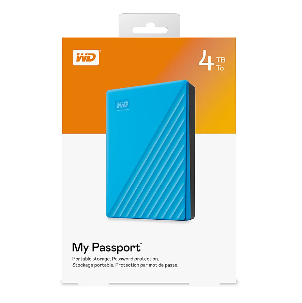 Western Digital My Passport™ Portable HDD, 2TB, Red