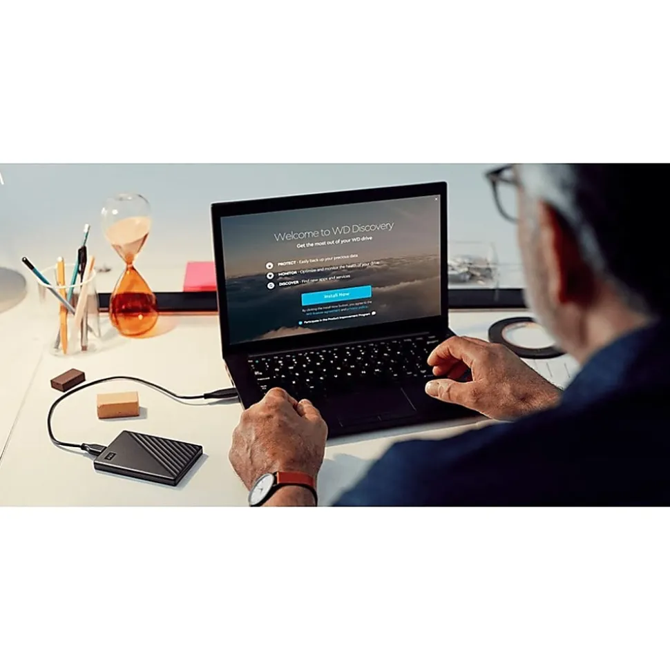 Western Digital My Passport™ Portable HDD, 4TB, Black
