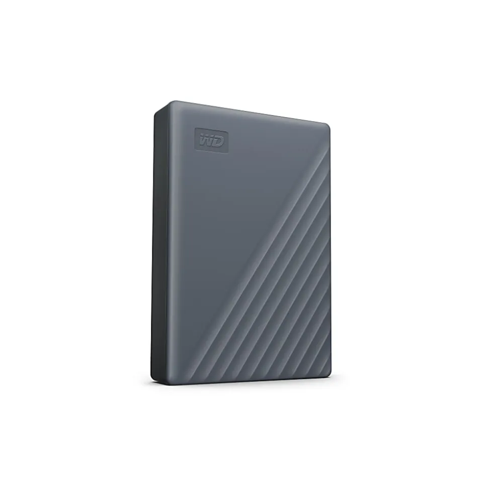 Western Digital My Passport® USB-C™ Portable Hard Drive, 5TB, Silicon Gray