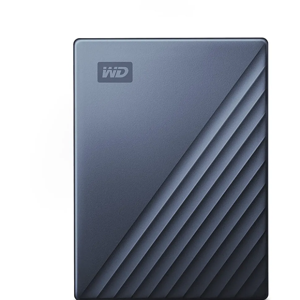 Western Digital My Passport® USB-C™ Portable Hard Drive, 5TB, Silicon Gray