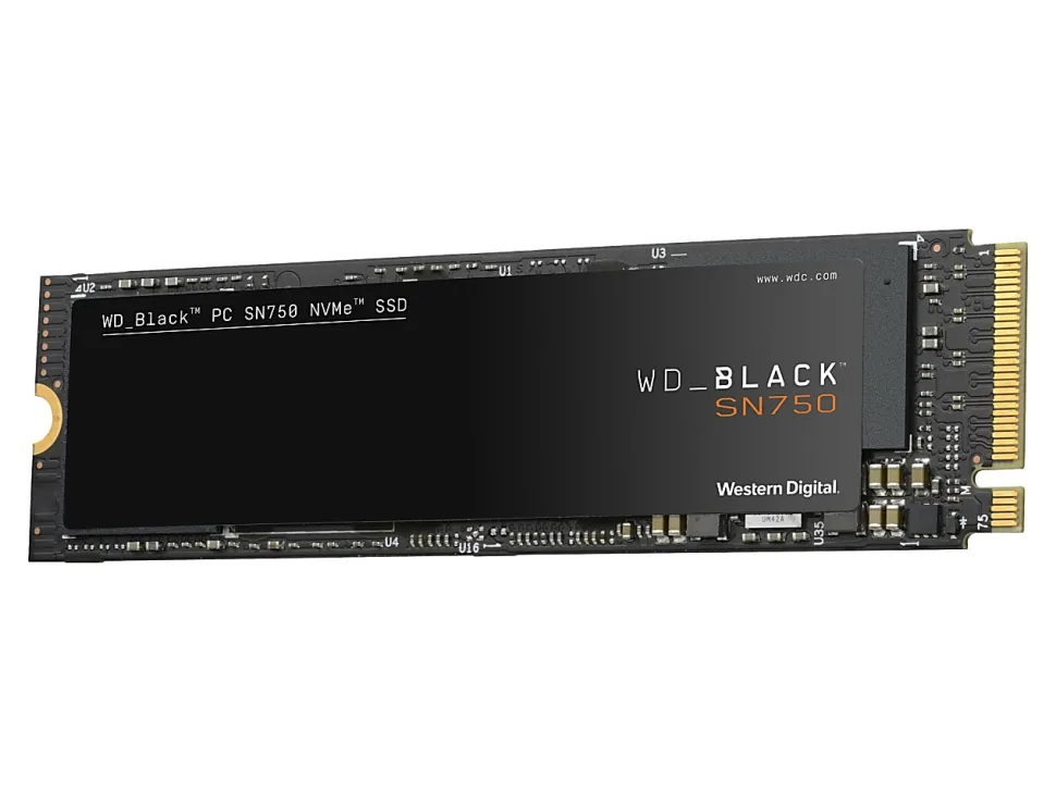 Western Digital WD_BLACK SN750 NVMe SSD, 500GB, Black