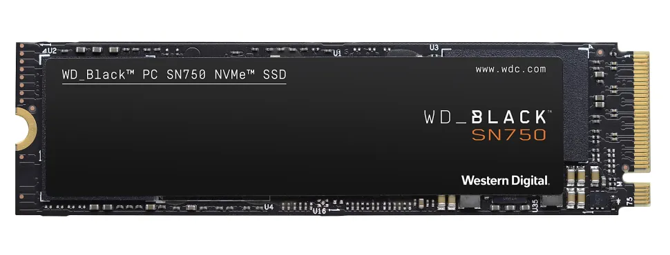 Western Digital WD_BLACK SN750 NVMe SSD, 1TB, Black