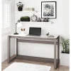 Whalen® Cecile 48”W Writing Desk, Snowdrift White/Fossil Greige Oak