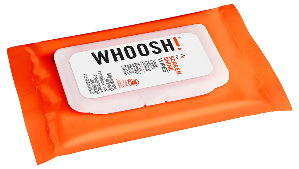 WHOOSH! Screen Shine Wipes, Pack Of 20 Wipes