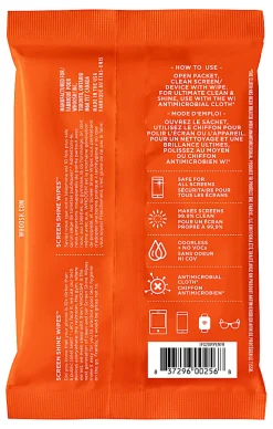 WHOOSH! Screen Shine Wipes, Pack Of 20 Wipes