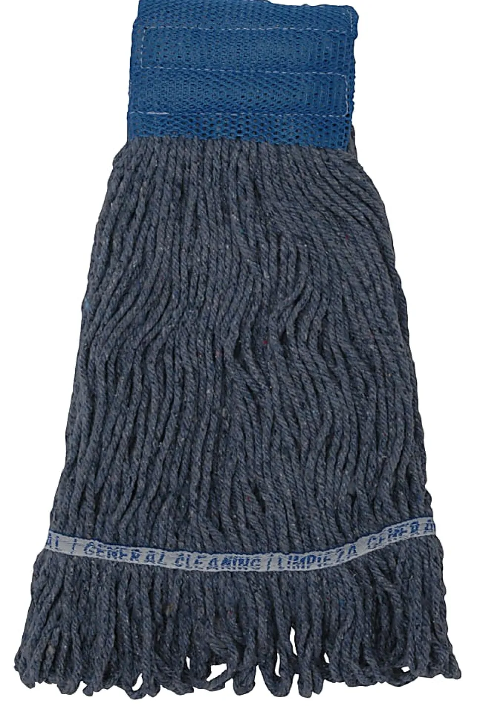 Wilen E-Line Looped End Mop, Large, 5" Headband, Blue