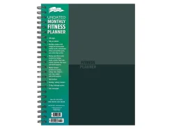 Willow Creek - Fitness planner - week/month to view - wire-bound - large - Letter A Size (8.5 in x 11 in) - 160 pages