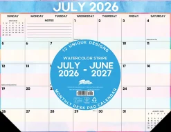 2026-2027 Willow Creek Press Academic Monthly Desk Pad Calendar, 17
