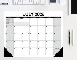 Willow Creek Press Academic Monthly Desk Pad Calendar, 17