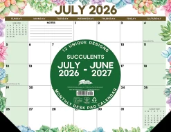 2026-2027 Willow Creek Press Academic Monthly Desk Pad Calendar, 17