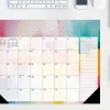 2026-2027 Willow Creek Press Academic Monthly Desk Pad Calendar, 17" x 22", Abstract Art, July To June, Total Qty 1
