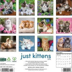 2026 Willow Creek Press Animals Monthly Wall Calendar, 12