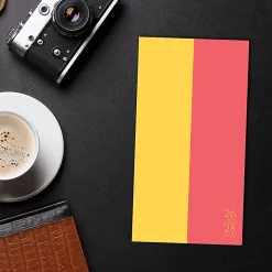 Willow Creek Press Checkbook 2-Year Monthly Academic Pocket Planner, 3-1/2