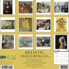 2026 Willow Creek Press Humor & Comics Monthly Wall Calendar, 12" x 12", Artistic Masterpieces, January To December, 55793