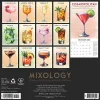 2026 Willow Creek Press Humor & Comics Monthly Wall Calendar, 12" x 12", Mixology, January To December, 55960