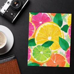 Willow Creek Press Monthly Academic Booklet Planner, 7-1/2" x 9-1/2", Citrus Squeeze, July 2026 - June 2027, Total Qty 1