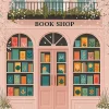Willow Creek Press Monthly Academic Booklet Planner, 7-1/2" x 9-1/2", Bookshop of Dreams, July 2026 - June 2027, Total Qty 1
