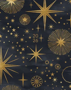 2026 Willow Creek Press Monthly Booklet Planner, 7-1/2" x 9-1/2", Starry Night, January To December, 57582