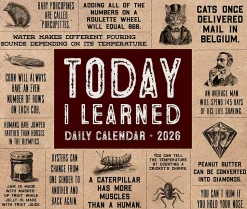 2026 Willow Creek Press Page-A-Day Daily Desk Calendar, 6-1/4