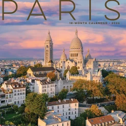 2026 Willow Creek Press Scenic Monthly Wall Calendar, 12" x 12", Paris, January To December, 52327