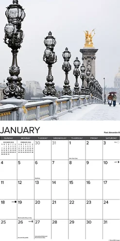 2026 Willow Creek Press Scenic Monthly Wall Calendar, 12