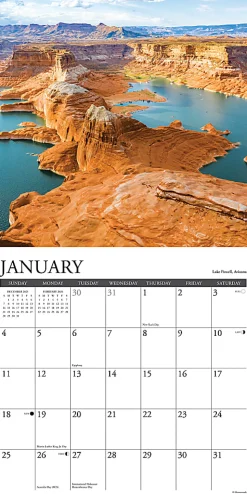2026 Willow Creek Press Scenic Monthly Wall Calendar, 12