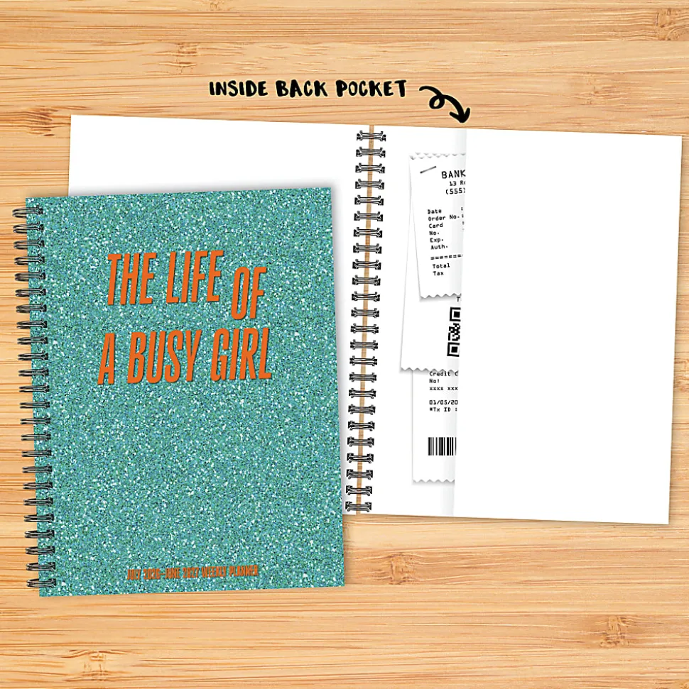 Willow Creek Press Softcover Weekly/Monthly Academic Planner, 8-1/2" x 6-1/2", Life of a Busy Girl, July 2026 - June 2027, Total Qty 1