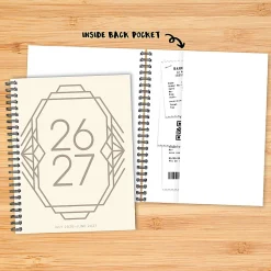 Willow Creek Press Softcover Weekly/Monthly Academic Planner, 8-1/2" x 11", Starry Intentions, July 2026 - June 2027, Total Qty 1