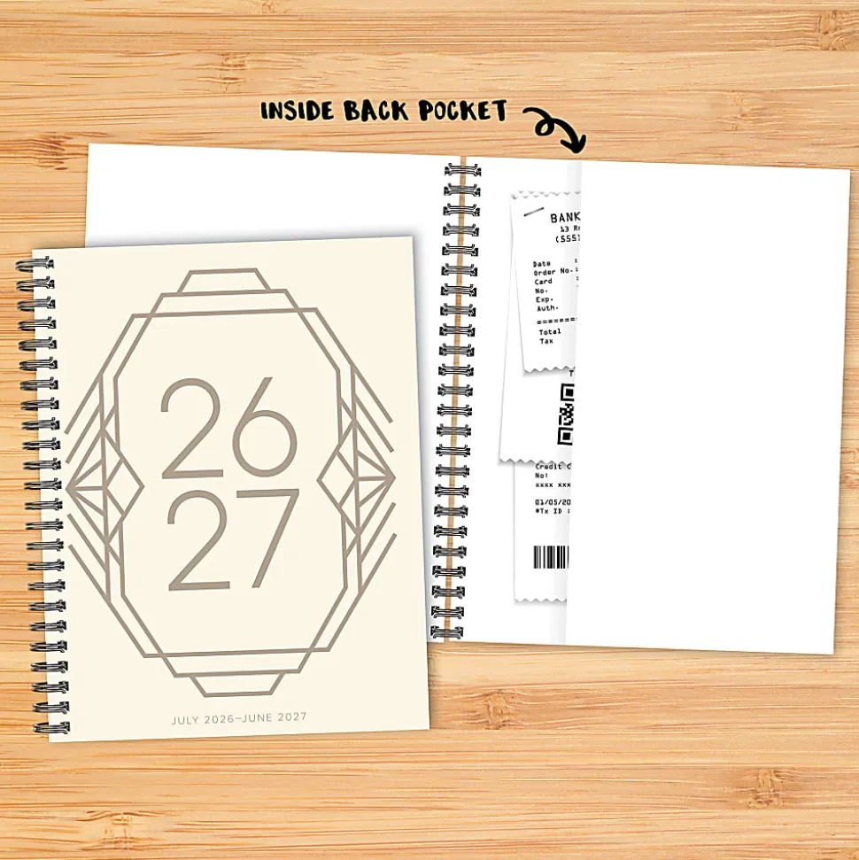 Willow Creek Press Softcover Weekly/Monthly Academic Planner, 8-1/2" x 11", Starry Intentions, July 2026 - June 2027, Total Qty 1