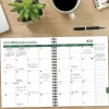 Willow Creek Press Softcover Weekly/Monthly Academic Planner, 8-1/2" x 11", Wild Garden Glow, July 2026-June 2027, Total Qty 1