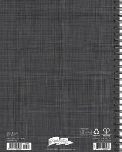 Willow Creek Press Softcover Weekly/Monthly Academic Planner, 8-1/2" x 6-1/2", Black, July 2026 - June 2027, Total Qty 1
