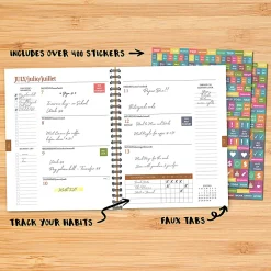 2026 Willow Creek Press Weekly/Monthly Softcover Planner, 8-1/2" x 11", Black, January To December, 57599