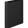 Wilson Jones® Flexible Ring 3-Ring Binder, 1" Round Rings, Black