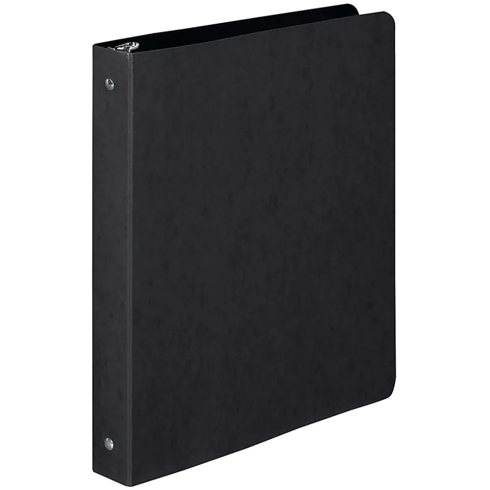 Wilson Jones® Flexible Ring 3-Ring Binder, 1" Round Rings, Black
