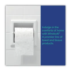 Windsoft® Premium Bath Tissue, Septic Safe, 2-Ply, White, 284 Sheets/Roll, 24 Rolls/Carton