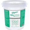 Wipex 70% Isopropyl Alcohol Wipes, 5" x 8", Bucket Of 1,000 Wipes, Case Of 2 Buckets
