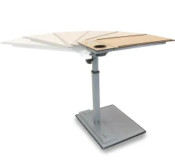 WiseLift Height-Adjustable Mobile Table Workstation, 28