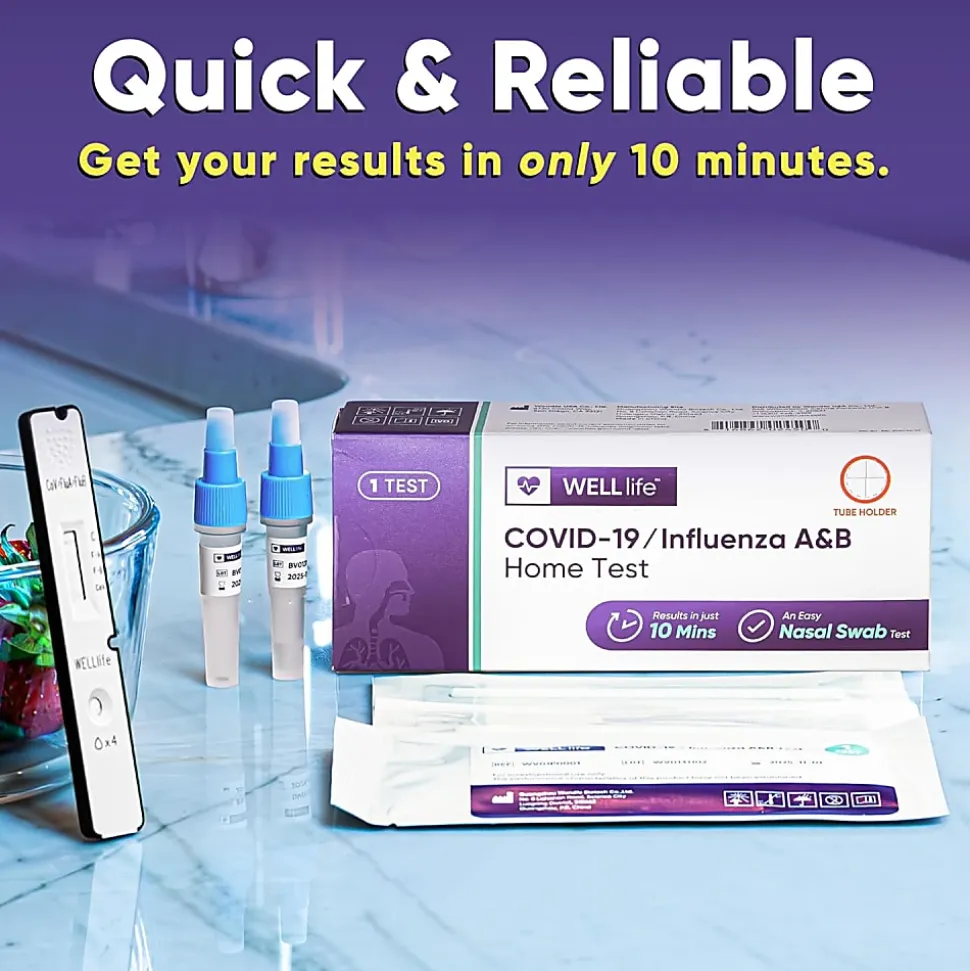 Wondfo WELL life™ COVID-19/Flu A&B Home Test