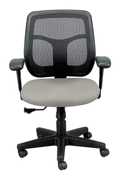 WorkPro® Apollo MT9400 Ergonomic Low-Back Task Chair With Antimicrobial Vinyl, Gray/Black