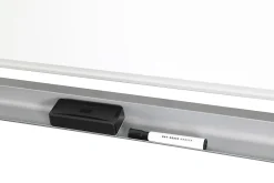 WorkProĀ® Double-Sided Mobile Magnetic Dry-Erase Whiteboard Easel, 36" x 48", Aluminum Frame With Silver Finish
