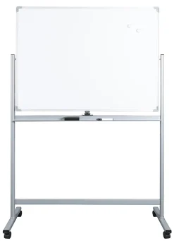 WorkPro® Double-Sided Mobile Magnetic Dry-Erase Whiteboard Easel, 36