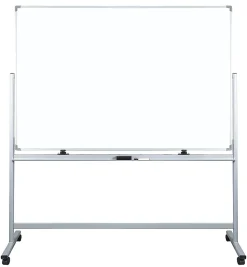 WorkPro® Double-Sided Mobile Magnetic Dry-Erase Whiteboard Easel, 72