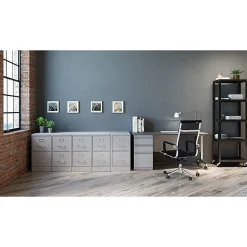 WorkPro® 26-1/2"D Vertical 2-Drawer Letter-Size File Cabinet, Light Gray