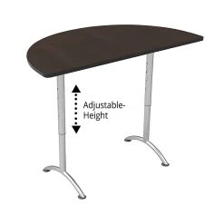 WorkPro® Flex Collection Half Round Table Top, Espresso