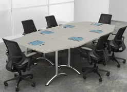 WorkPro® Flex Collection Rectangle Table Top, Gray