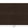 WorkPro® Flex Collection Trapezoid Table Top, Espresso