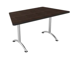 WorkPro® Flex Collection Trapezoid Table Top, Espresso