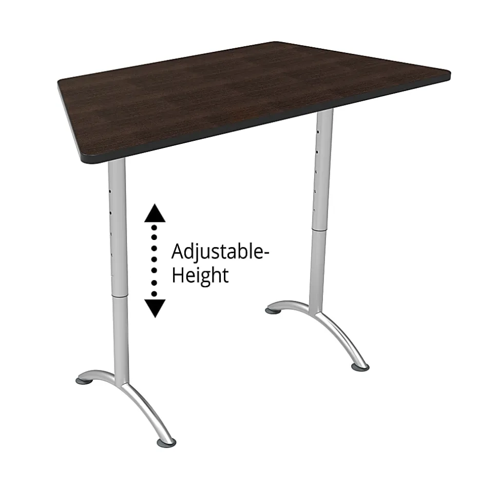 WorkPro® Flex Collection Trapezoid Table Top, Espresso