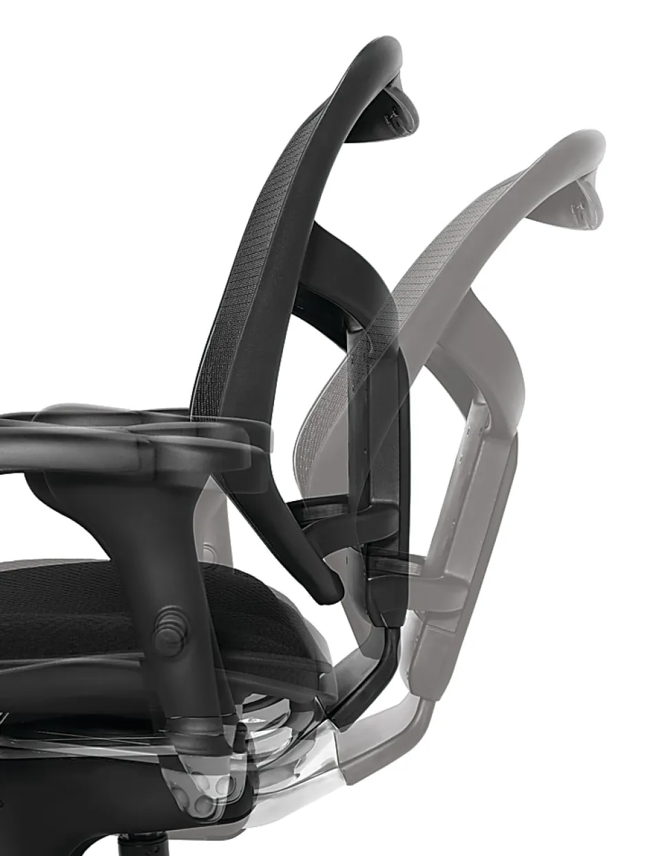 WorkPro® Floor Display Quantum 9000 Series Ergonomic Mesh/Premium Fabric Adjustable-Back Office Chair, Black/Lime, BIFMA Compliant